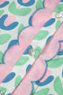 Floral Print Scalloped Notched Balloon Sleeve Tiered A-Line Mini Dress